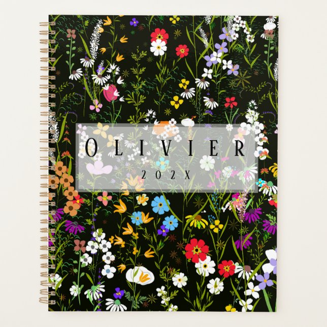Summer garden illustration painting  planner (Front)