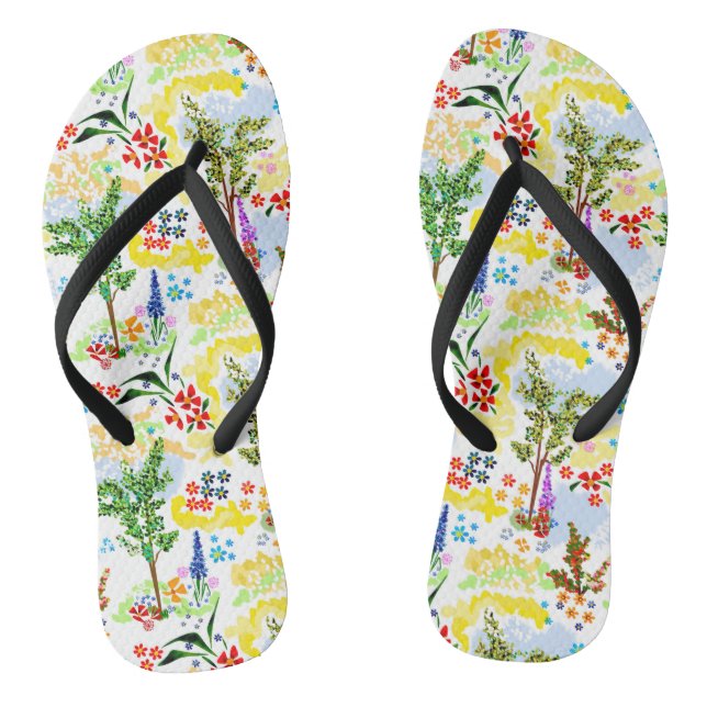 Summer garden jandals (Footbed)