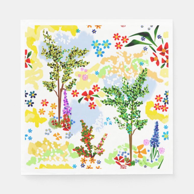 Summer garden  napkin (Front)