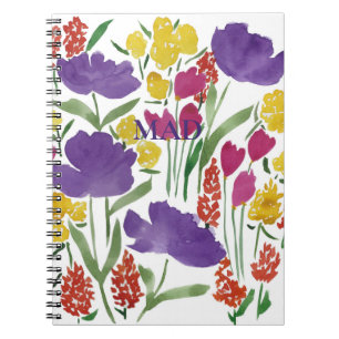 Summer Garden Notebook to Personalise
