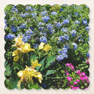Summer Garden Paper Plate Coaster