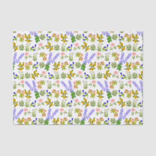 Summer Garden Party Floral Tissue Paper