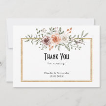 Summer Garden Watercolor floral Wedding