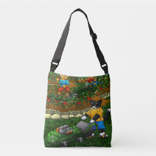 Summer Gardening Cats Crossbody Bag