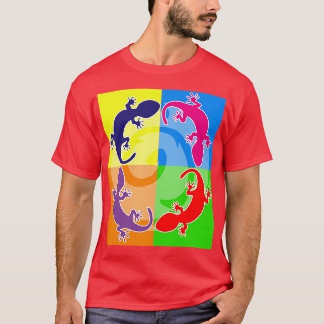 Summer Gecko pop T-Shirt (Front)
