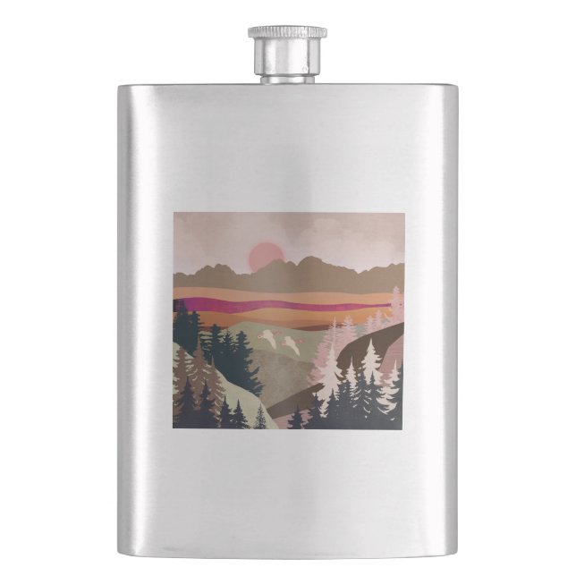 Summer Geese Hip Flask (Front)