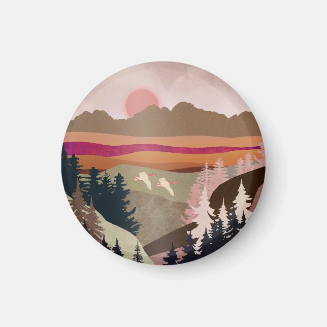 Summer Geese Magnet (Front)