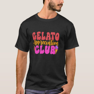 Summer Gelato Appreciation Club Ice Cream Kids Tod T-Shirt