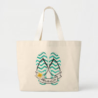 Summer Getaway Beach Flip Flops Personalised