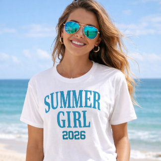 Summer Girl 2026 Trendy Fashion T-Shirt
