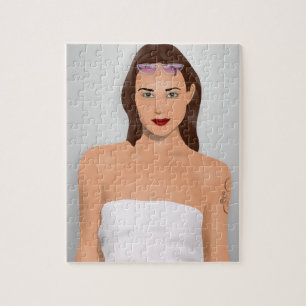 SUMMER GIRL JIGSAW PUZZLE