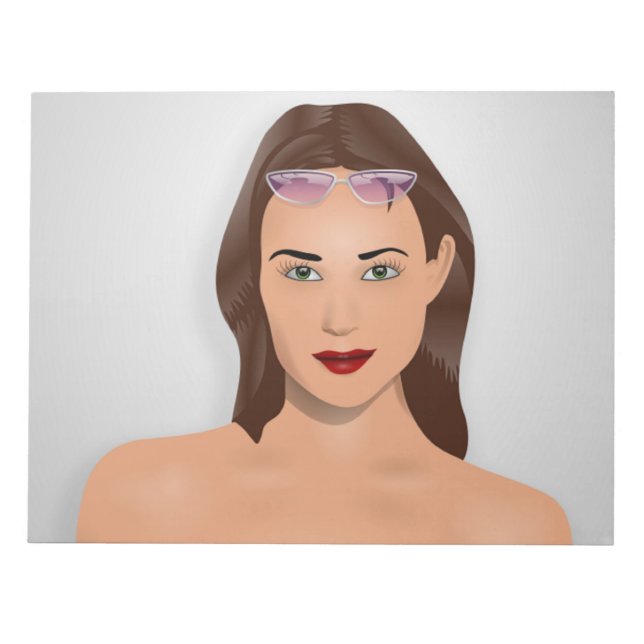 SUMMER GIRL NOTEPAD (Front)