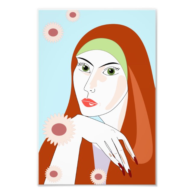 Summer Girl Photo Print (Front)