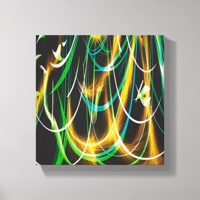 Summer Glow in the Night Canvas Print (Front)