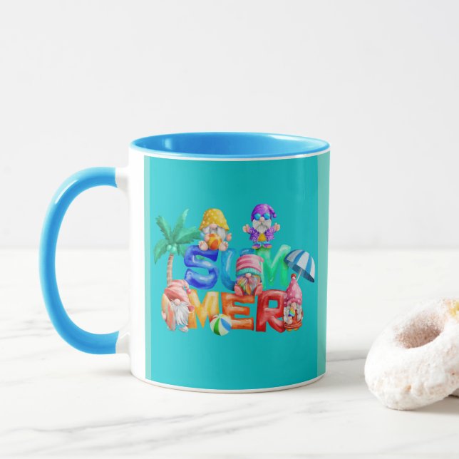 Summer Gnomes Florida Mug (With Donut)