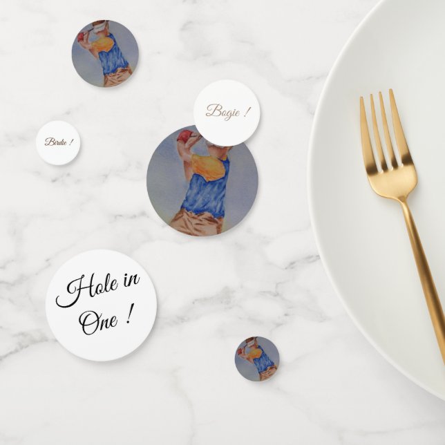 Summer Golf Sports Birthday Confetti (Group)