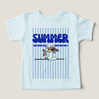 Summer Good Vibes Only Goose Stripe Art