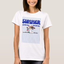 Summer Good Vibes Only Goose Stripe Art