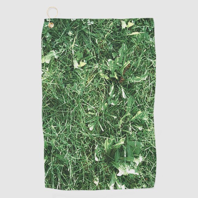 Summer Grass Golf Towel (Front)