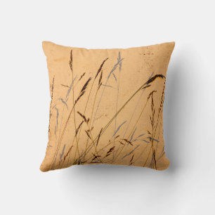 Summer Grasses And Shadows Postcard Poster Acrylic Cushion