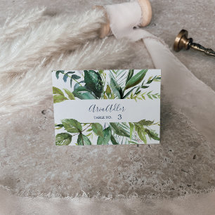 Summer Greenery Wedding Place Cards