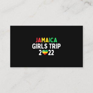 Summer Group Vacation For Women Jamaica Girls Trip Business Card