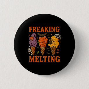 Summer Halloween In July Funny Summerween  6 Cm Round Badge