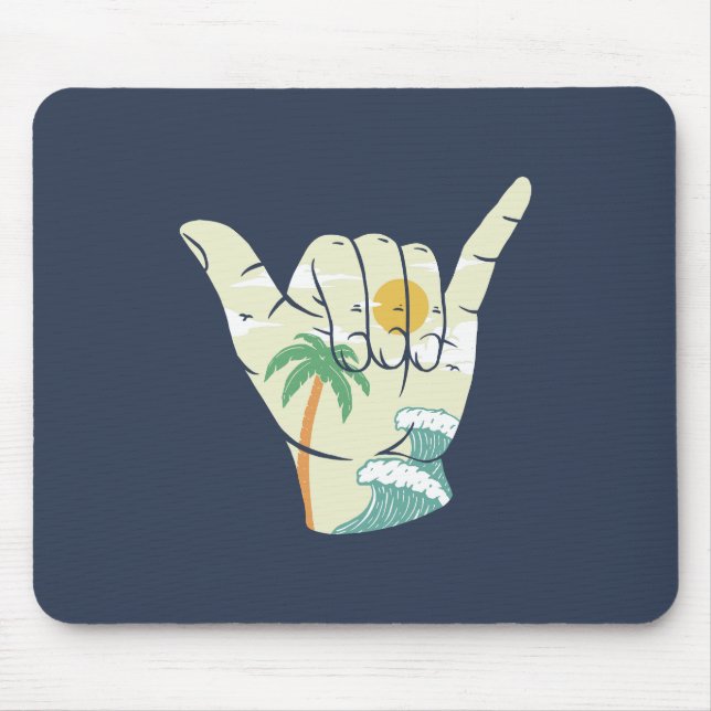Summer Hand Mouse Pad (Front)