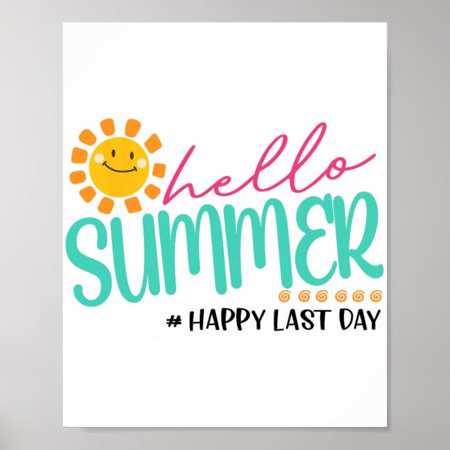 Summer Happy Last Day  Poster (Front)