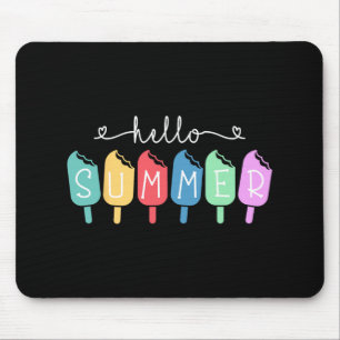 Summer Happy Last Day School Teacher Student Mouse Pad