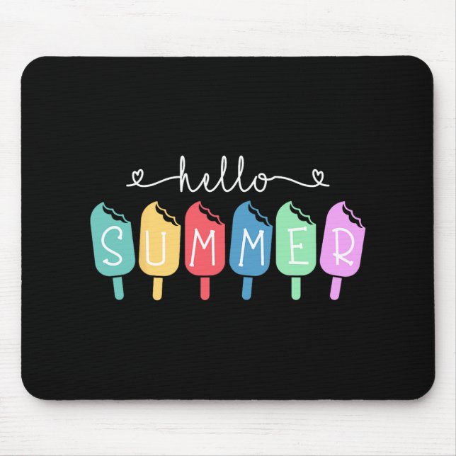 Summer Happy Last Day School Teacher Student  Mouse Pad (Front)