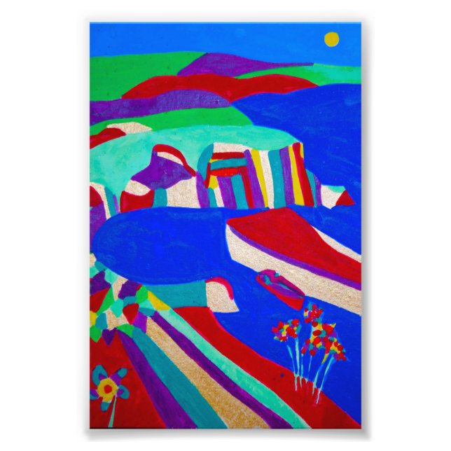 Summer Harbour Photo Print (Front)