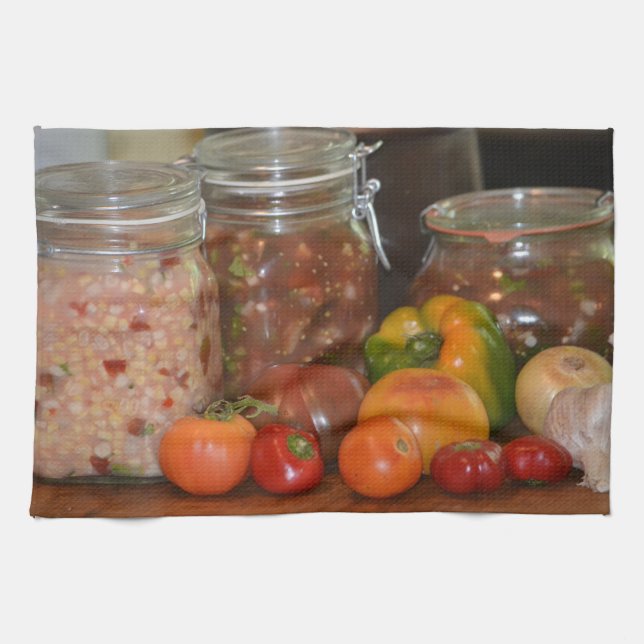 Summer Harvest Tea Towel (Horizontal)