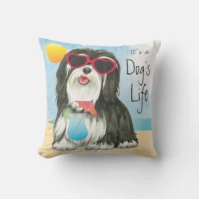 Summer Havanese Cushion (Front)