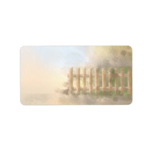 summer haze landscape design label