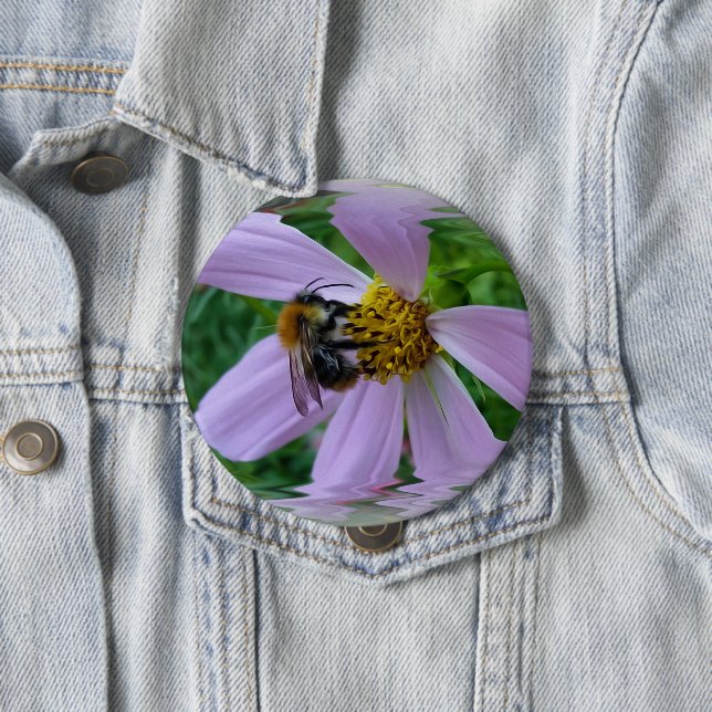 Summer heat 10 cm round badge (In Situ)
