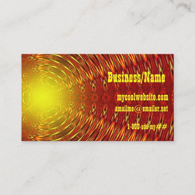 Summer Heat Business Card (Front)