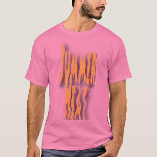 Summer Heat Mens Pink T-Shirt