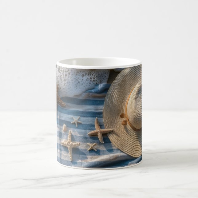 Summer holiday image  coffee mug (Center)