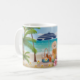 Summer Holiday, Luxury Vacation At The Sea Coffee Mug