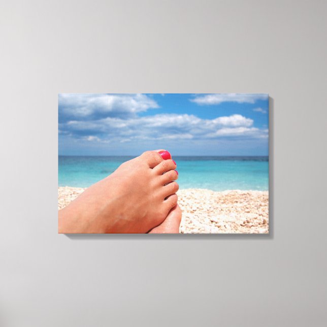 Summer holidays canvas print (Front)