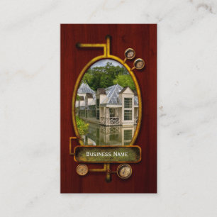 Summer - House on the lake Business Card