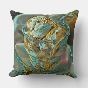 Summer ice cream cone cushion