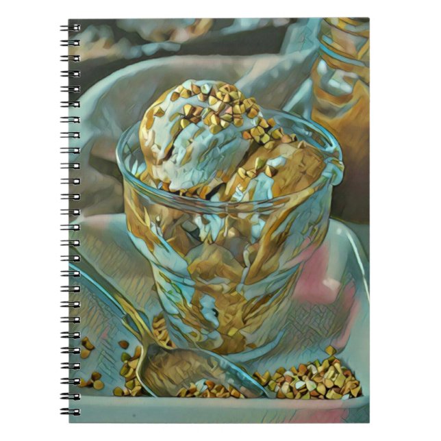Summer ice cream cone notebook (Front)