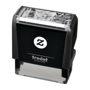 Summer ice cream lovers self-inking stamp
