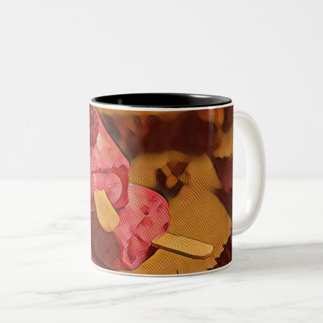Summer ice cream lovers Two-Tone coffee mug (Front Right)