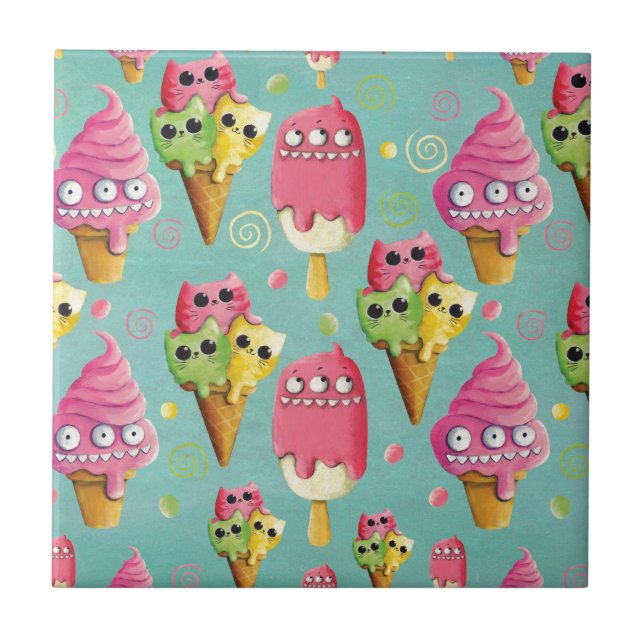 Summer Ice Cream Mix Tile (Front)