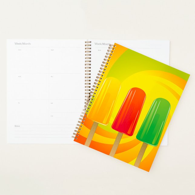 Summer Ice Pops Trio Bright Popsicles Planner (Creator Uploaded)