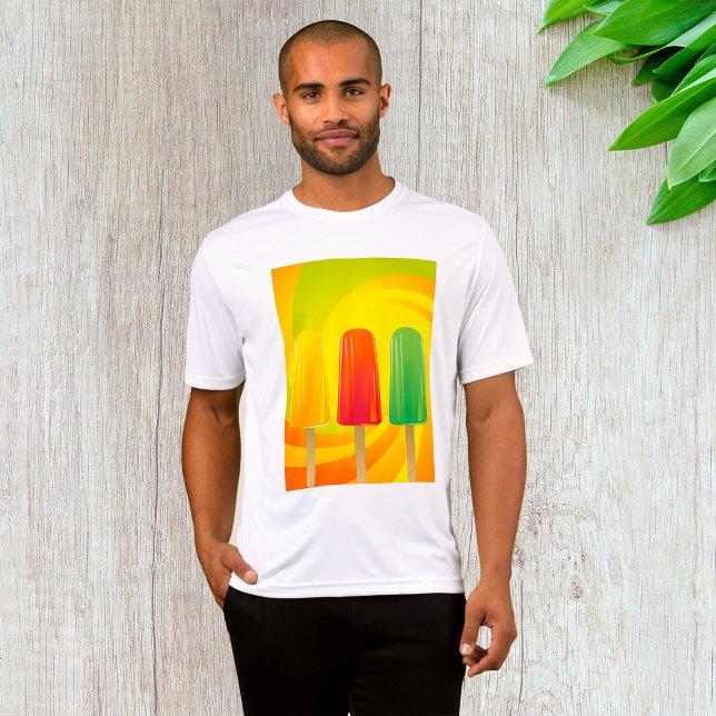 Summer Ice Pops Trio Bright Popsicles T-Shirt (Creator Uploaded)