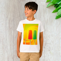 Summer Ice Pops Trio Bright Popsicles